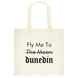 Bag: Fly Me To Dunedin Cotton Tote Bag