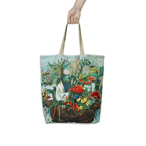 NZ Native Flowers Shopping Bag