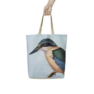 Bag: Hushed Kingfisher Shopping Bag