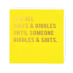Greeting Cards: Card -Shits & Giggles