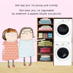 Greeting Cards: Card - Washer / Dryer