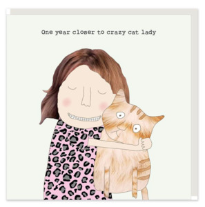 Card - Cat Lady