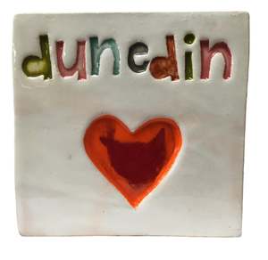 Dunedin Stuff: Dunedin in colour Square Tile