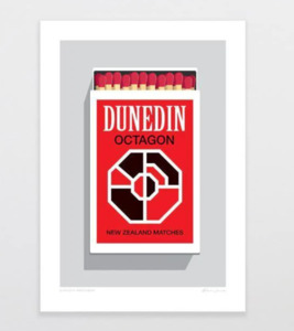 Dunedin Stuff: Matchbox Dunedin A4 Art Print