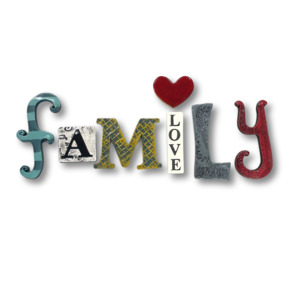 FAMILY Ceramic Words