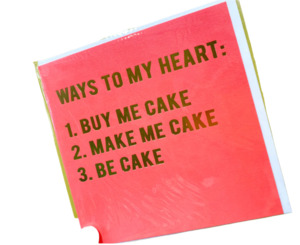 Card -Ways To My Heart