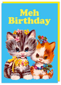 Funny Cards: Card - Meh Birthday