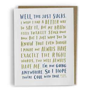 Other Occasions 1: Card - Awkward Sympathy