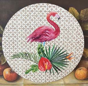 Flamingo Circle - ACM Wall Art