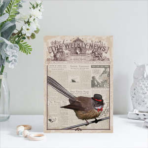 Sale Items: The Weekly News - Fantail - ACM Wall Art