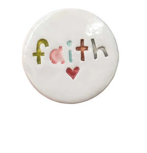 Sale Items: Faith Ceramic Disc