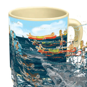 Shark!!!! Mug - Disappearing Heat Reactive