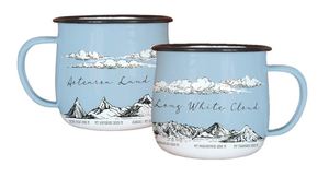Mugs: NZ Mountains Enamel Mug