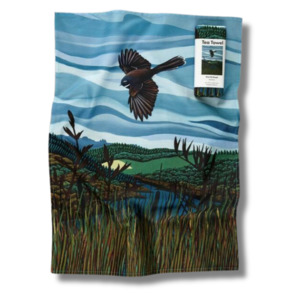 Over the Raupo Tea Towel