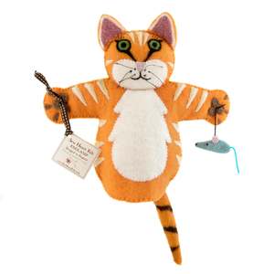 Childrens Gifts: Ginger the Cat Hand Puppet