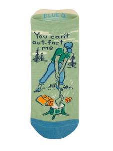 Mens Socks: You Can't Out Fart Me - Sneaker Socks
