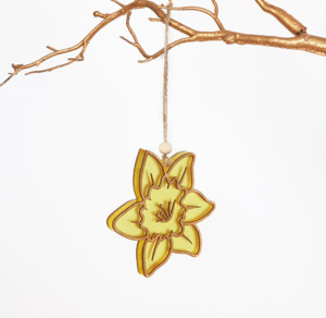 Gifts: Hanging Ornament - Daffodil Flower