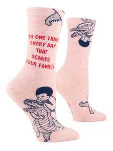 Scare Your Family Crew Socks