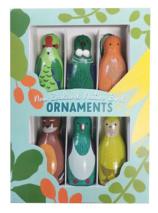 Native Bird Ornaments - Set of 6