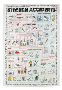 Tea Towels: Kitchen Accidents Tea Towel