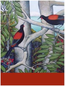 Stationery: Saddlebacks View Note Pad by Clare Reilly