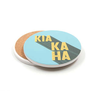 Kitchen 1: Kia Kaha Ceramic Coaster