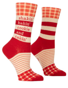Women Socks: Shakin', Bakin', Crew Socks
