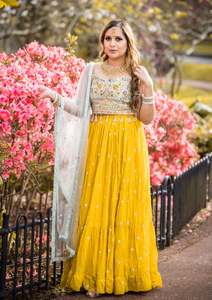 Womens Rentals: Lemon drop lehenga