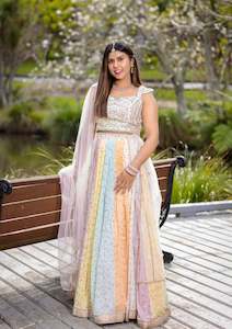 Rental: Rainbow Twirl Lehenga
