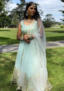 Womens Rentals: Minty Fresh Lehenga