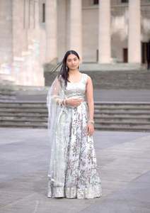 Womens Rentals: Silver Lining Lehenga