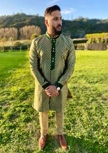 Mens Rentals: Forrest Green Sherwani