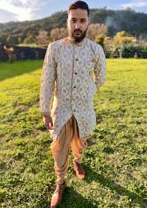 Timeless gold Sherwani