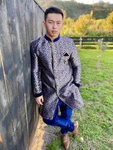 Mens Rentals: Velvet Sapphrie Sherwani