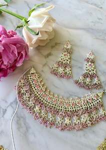Jewellery: Sweet and Silver and Pink Set