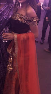 Women: Off shoulder Lehenga