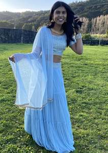 Recommended Seguno: A Babe in Blue Lehenga