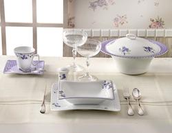Vinci: Dinner set - Violet Jasmin (29pcs)