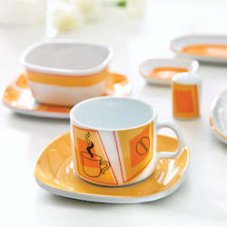 Quattro: Tea set - Orange (12pcs)