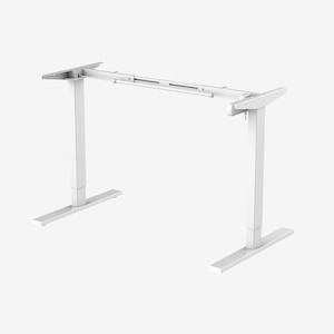 Standing Desk Frame Only Nz: LITE STANDING DESK FRAME - WHITE