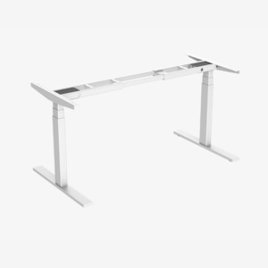 SIGNATURE STANDING DESK FRAME - WHITE
