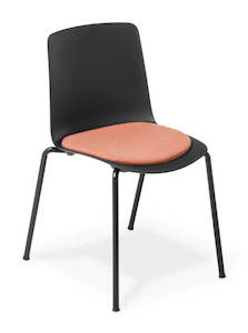 Reception And Staffroom: Eden Coco 4-Leg Chair Upholstered