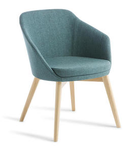 Soft Seating: Eden Talia With Timber Base Chair