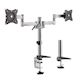 Dual Aluminium Desk Mount (Screen Size 13"-27")