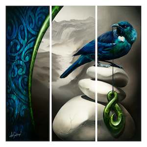 Lonesome Shadows - Canvas Triptych Print