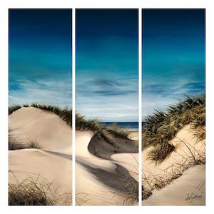 Sanddune Shadows - Canvas Triptych Print
