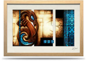 Canvas Prints Nz: State of Grace - 24"x36" Framed Canvas Triptych