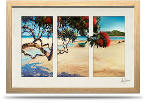 Afternoon Serenity - 24"x36" Framed Canvas Triptych