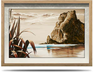 West Coast Reflection - A2 Framed Canvas Print