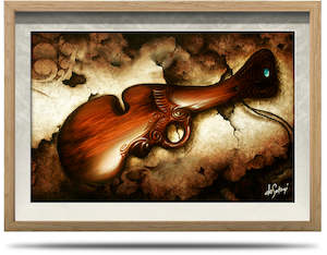 Canvas Prints Nz: Wahaika - A2 Framed Canvas Print